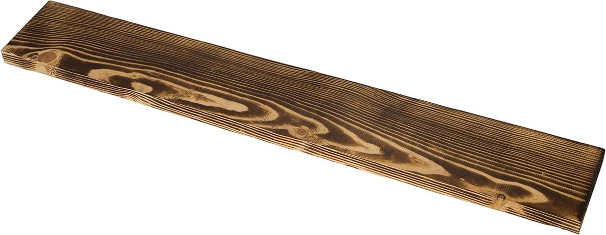 Grote Houten Plank - Decoratieve Plank Knutselhout - Voor Knutselen - Gevlamd Naaldhout - 100 x 145 x 3 cm