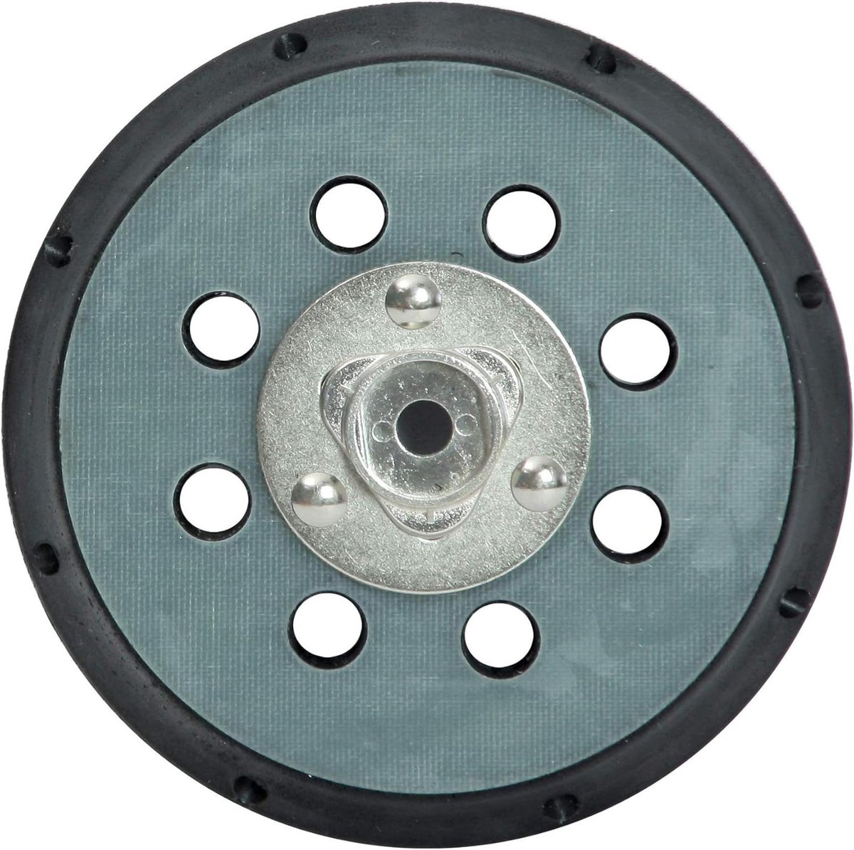 Steunplaat Polijstmachine - Polijstschijf Houder - Gladder Afwerken - Dual Action Compatibel - 125 mm - Geel