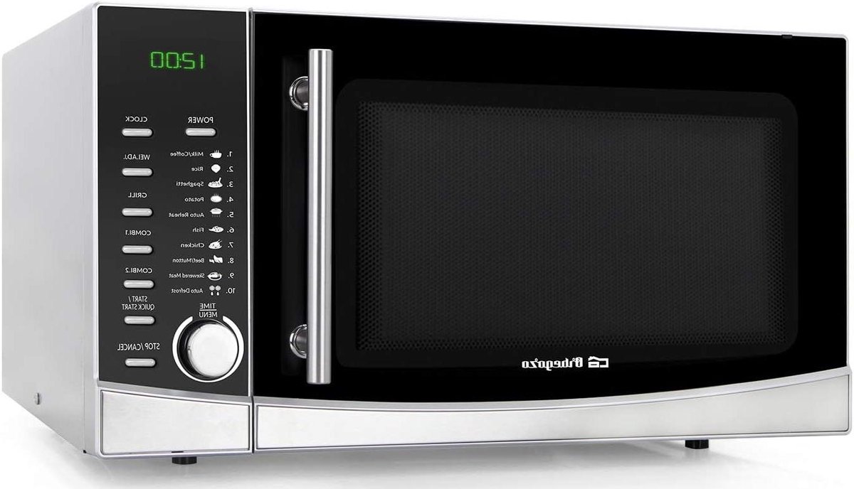 Grill Magnetron - Oven Combinatie - Snel Koken - Grote Inhoud - 34 Liter - Grijs
