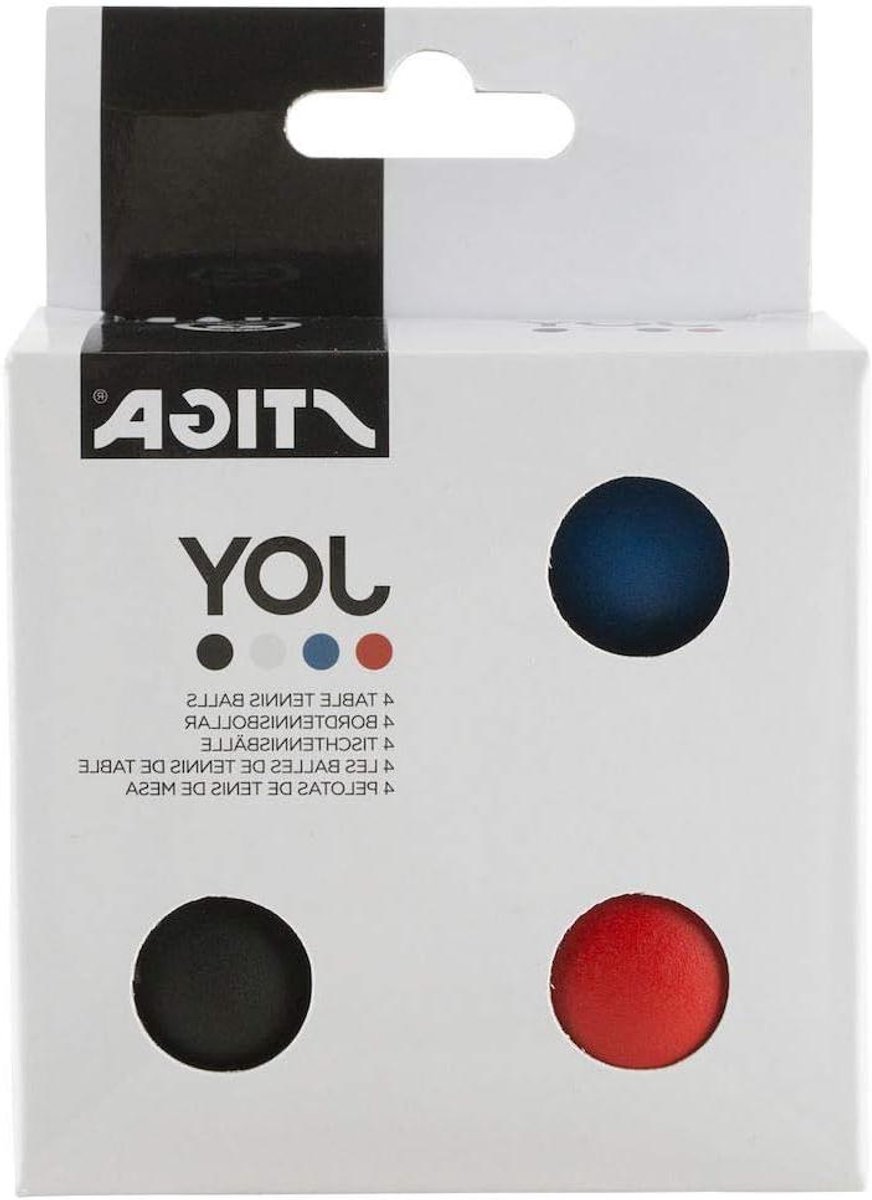 Tafeltennisballen - Vrijetijdsballen - Sport en Spel - Flash-kleuren - 4 stuks - Uniseks