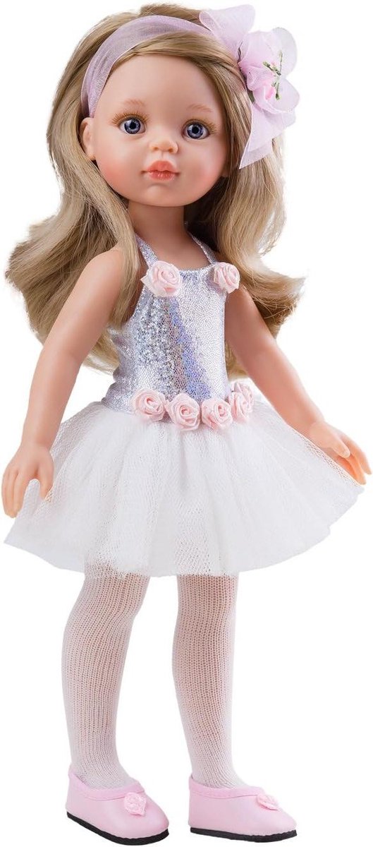 Poppen Speelgoed - Babypop Meisje - Kind Ontwikkeling - Zacht Vinyl Materiaal - 32 cm - Multicolor
