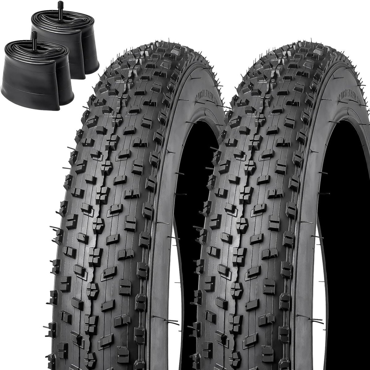 Fietsbanden en Slangen - Banden Set - Fiets Onderhoud - Ultra Duurzaam Rubber - 20 Inch - Zwart