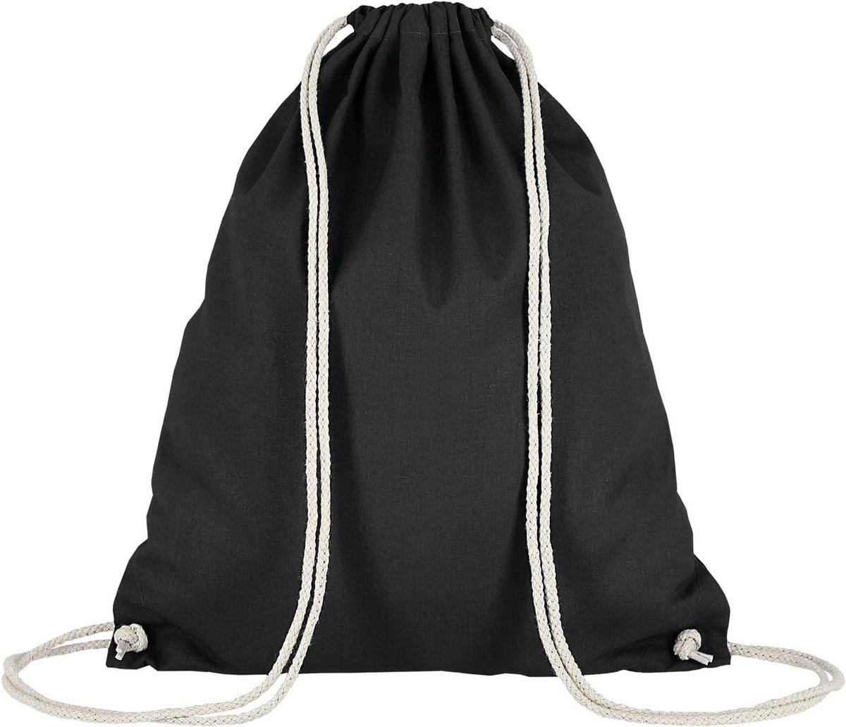 Sporttas Set - Trekkoord Tas - Sporten en Reizen - Oeko-Tex Gecertificeerd - 10 Stuks 38x46cm - Natuurlijk