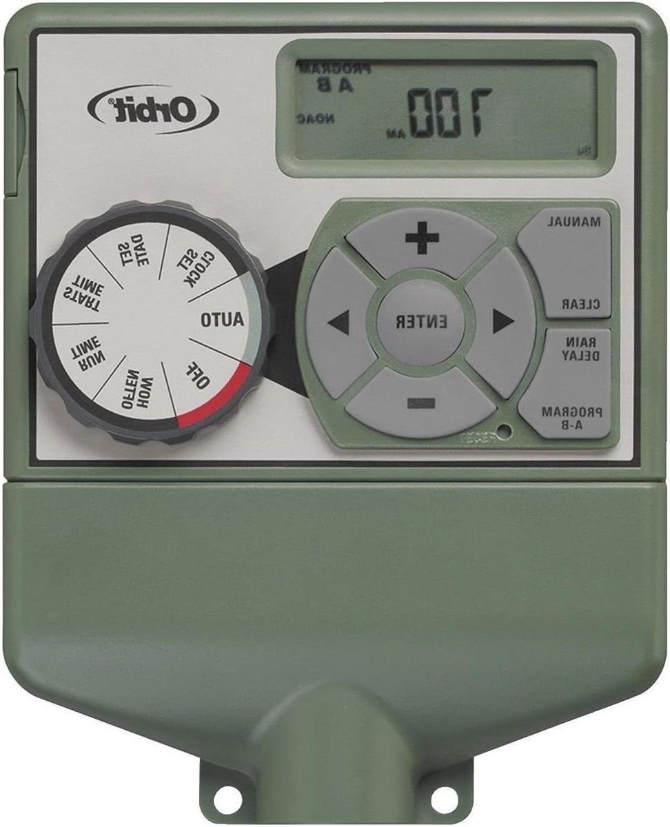 Sprinkler Timer - Irrigatie Controller - Gazon Water Geven - Smart Budgeting - 6 Station - Groen