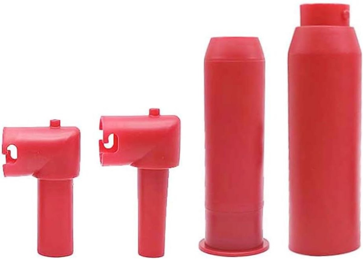 Worstvuller Maker - Spiesen Machine - Zelf Spiesjes Maken - Vaatwasmachinebestendig - 21.5 cm - Rood