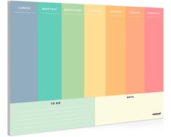 Weekplanner in het ITALIAANS met Exclusief Design - Ideale Takenorganizer om je Doelen te Bereiken en Effectiever te Zijn. Beheers je Week & Verhoog je Productiviteit! | Origineel Cadeau