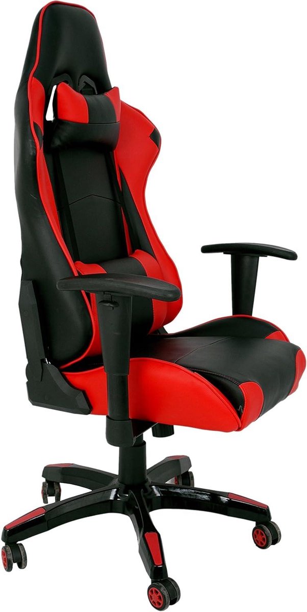 Kinderstoel met armleuningen - Gamingstoel Bureau stoel - Comfortabel Zitten - Verstelbare armleuningen - 51 x 48 x 130 cm