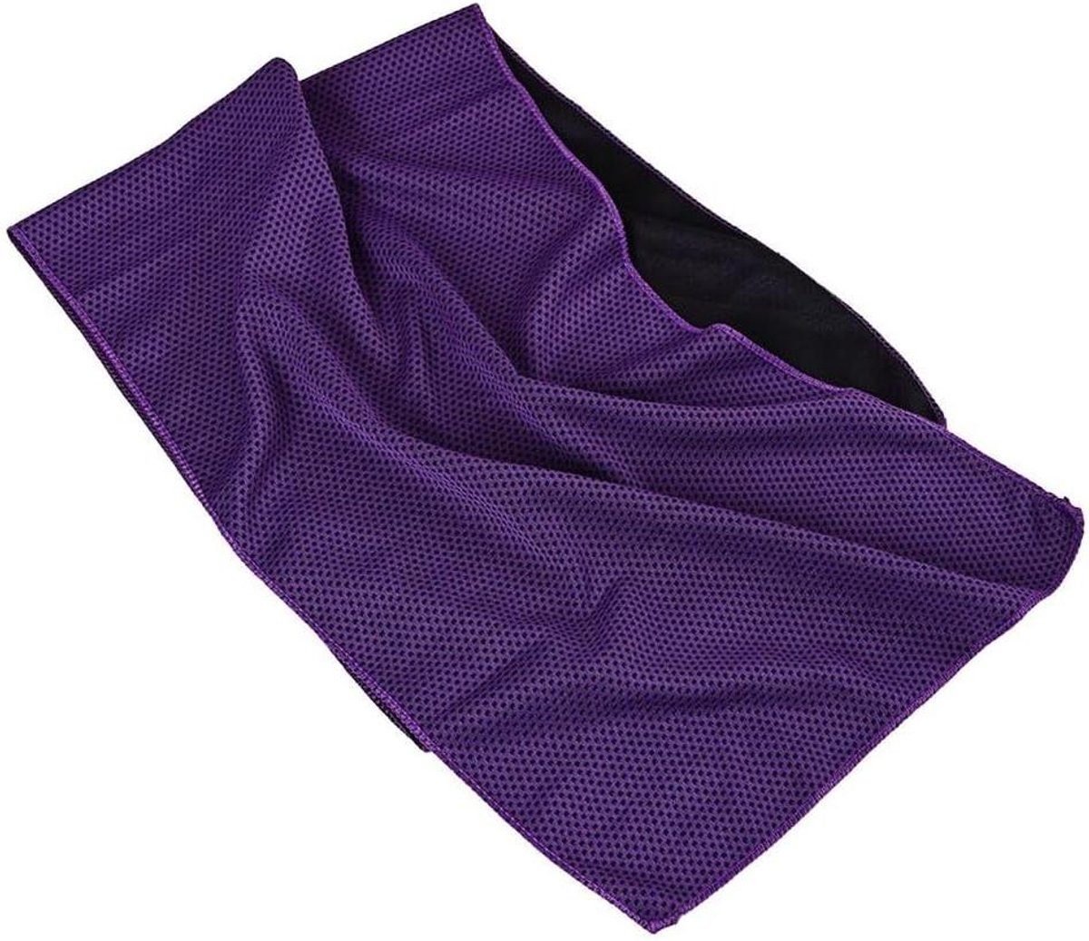 Koude Sporthanddoek - Sneldrogende Handdoek - Sport en Outdoor - Koel en Sneldrogend - 30 x 90 cm - Paars