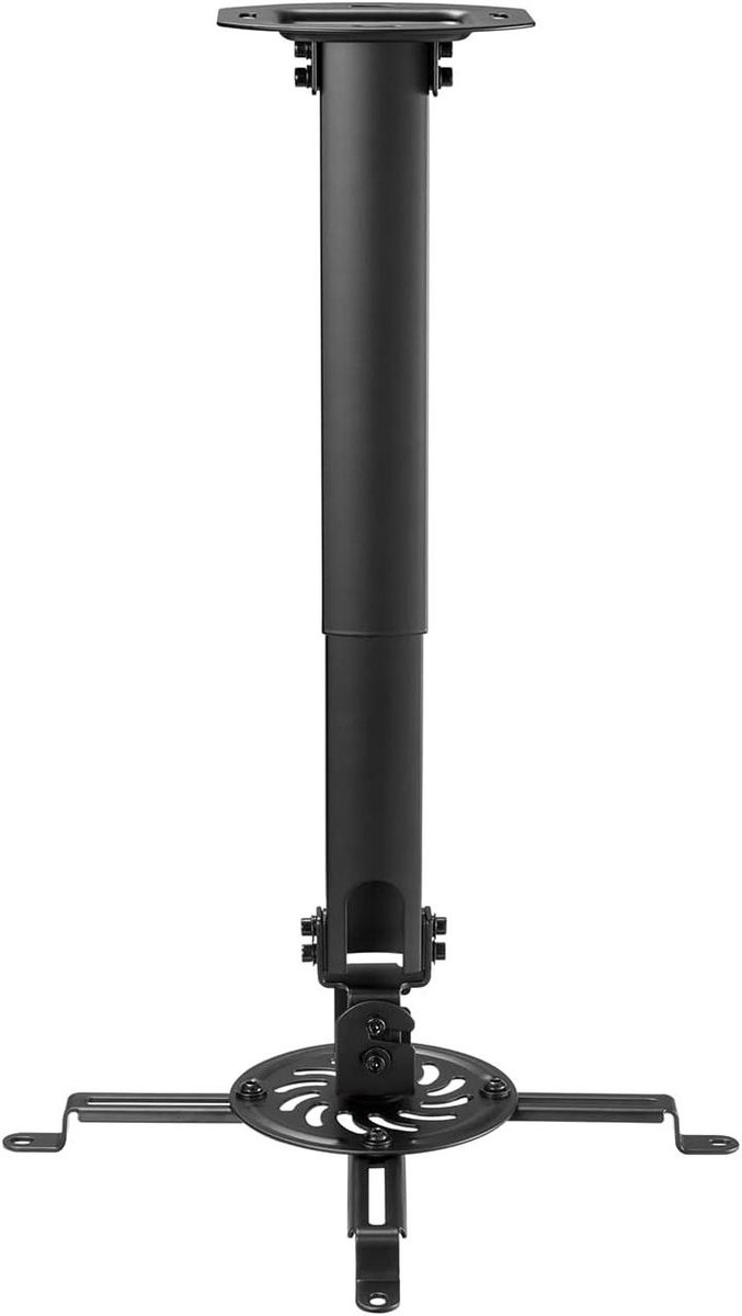 Projector Plafondbeugel - Beamer Ophanging - Film Kijken - Verstelbaar - 135 kg - Zwart