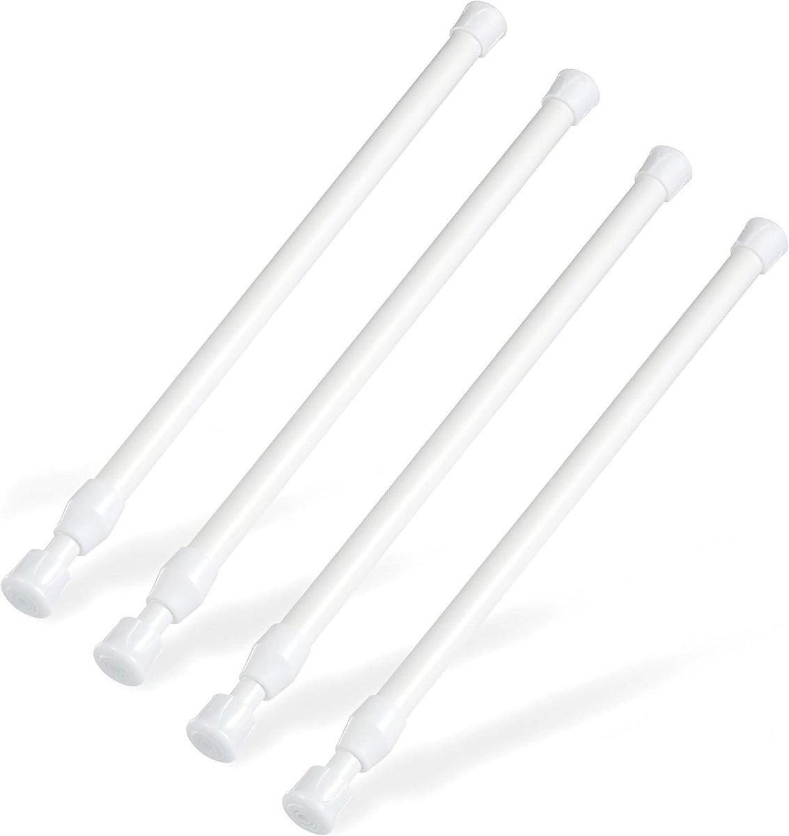 Telescopische Stangen - Verstelbare Staf - Flexibele Indeling - Zonder Boren - 30-50 cm - Wit