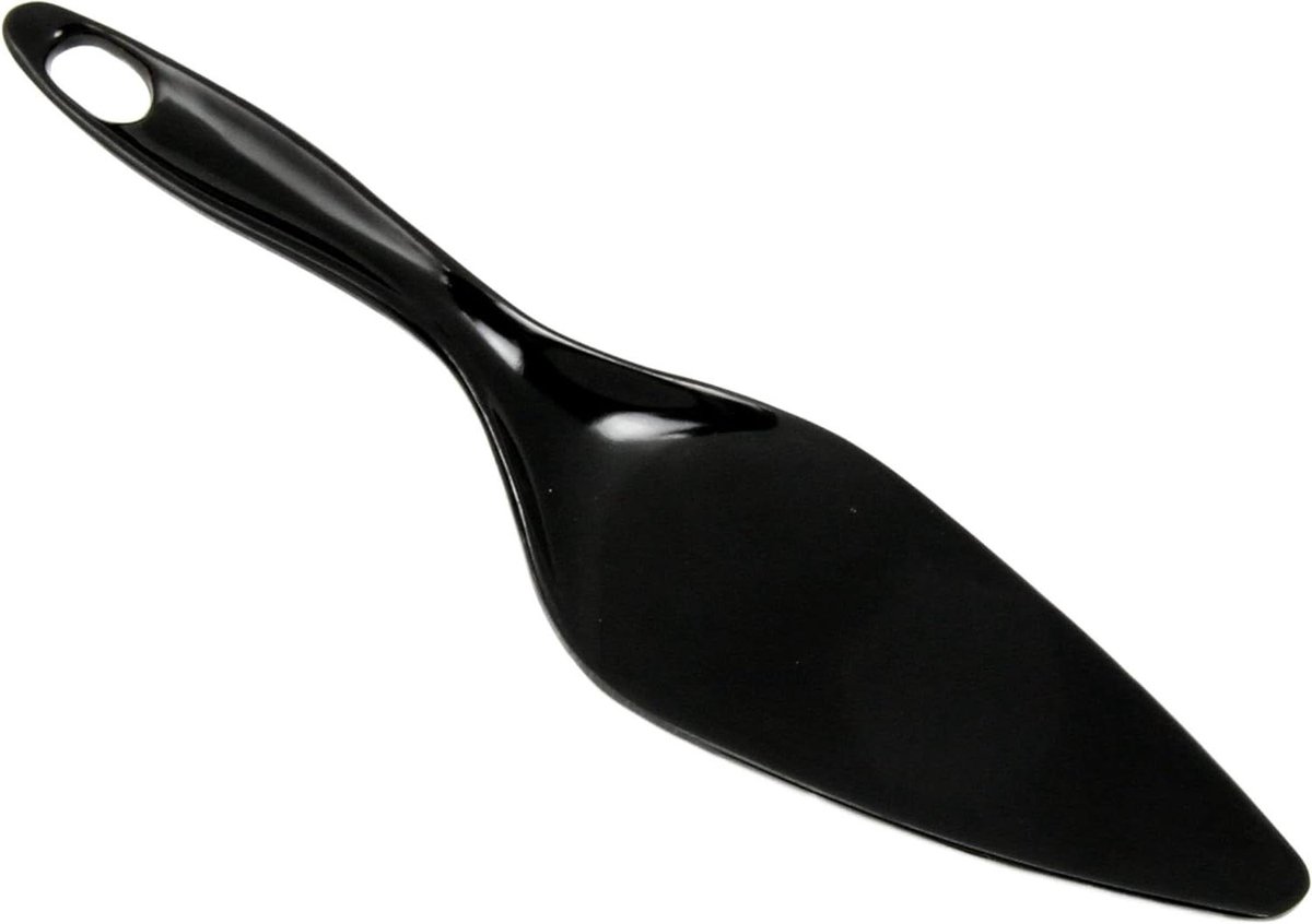 Taartschep - Taartverlater Opscheplepel - Taarten Serveren - Krasvrij Keukengerei - 23.5 cm - Zwart
