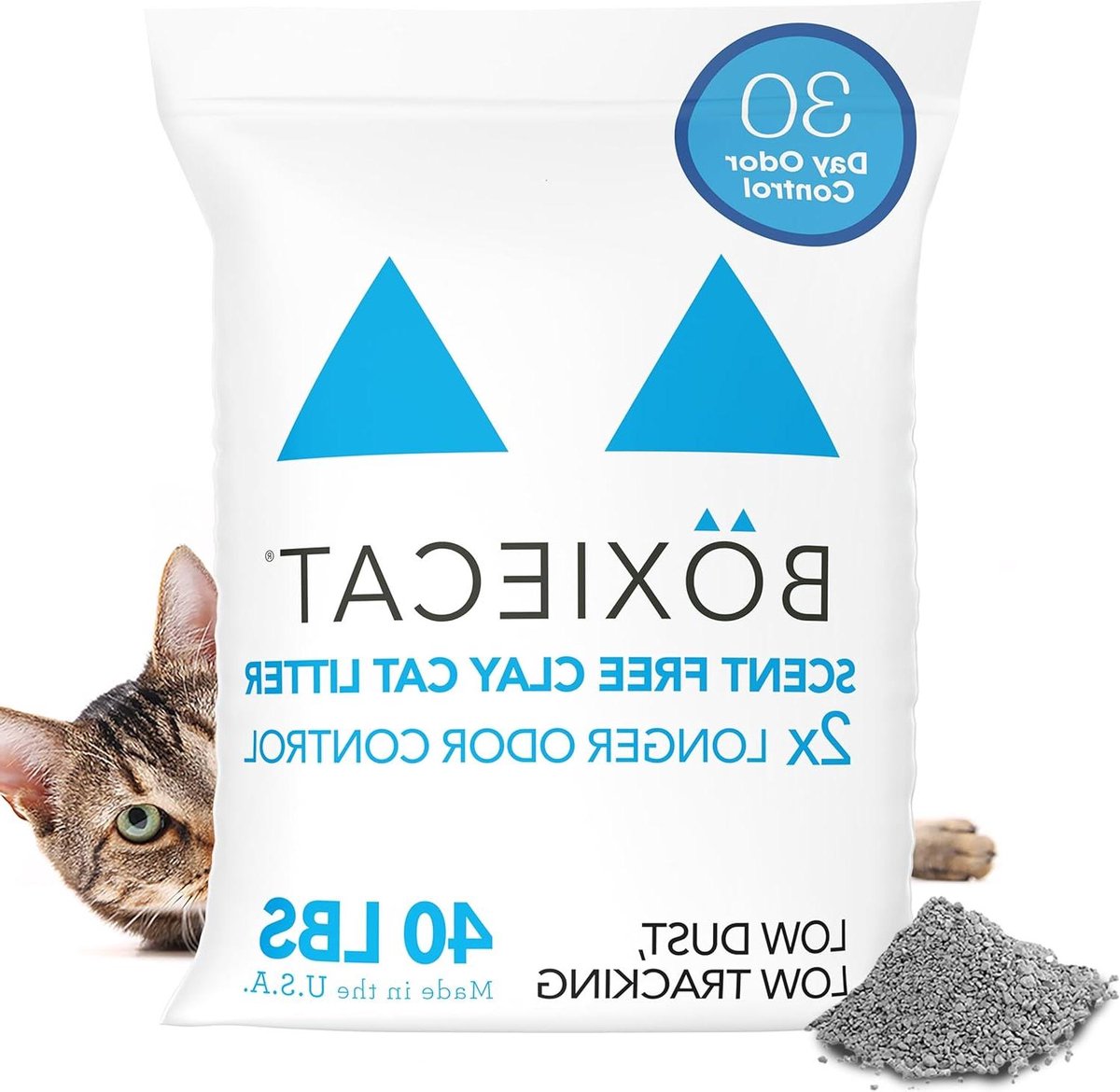 Kattenbakvulling Klontvormend - Kattenbakkorrels Geurvrij - Frisse Kattenbak - 99.9% Stofvrij - 18.14 kg - Blauw