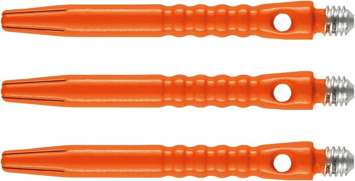 Dart Stelen - Dart Handvatten - Darten - Aluminium Hip-Grip - 46mm Medium - Oranje
