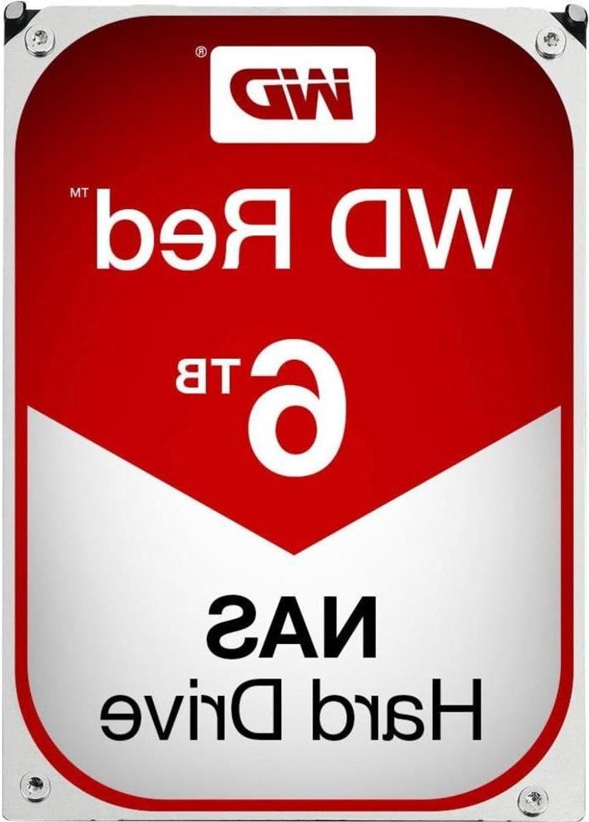 Interne Harde Schijf - Harde Schijf Opslag Schijf - NAS Opslag - 6TB Capaciteit - 3.5 inch - Rood