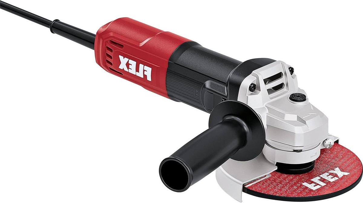 Haakse slijper - Slijpmachine - Metaal bewerken - Stofdicht - 125 mm - Rood