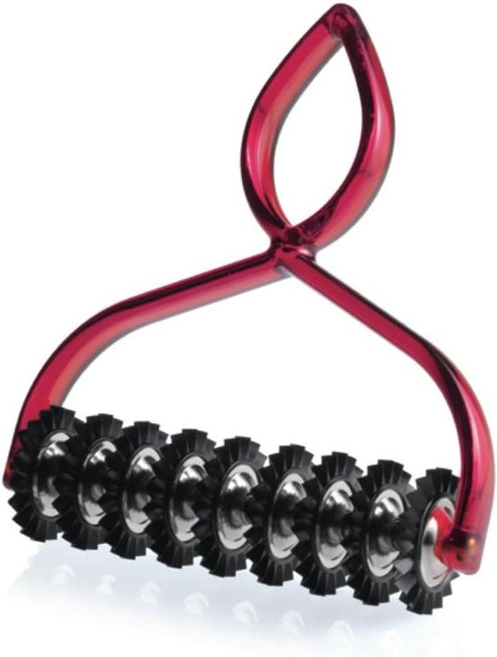 Deegsnijder - Pastamachine accessoire - Deeg snijden - 9 wielen - 1651 x 508 x 1397 cm - Rood — afbeelding 4