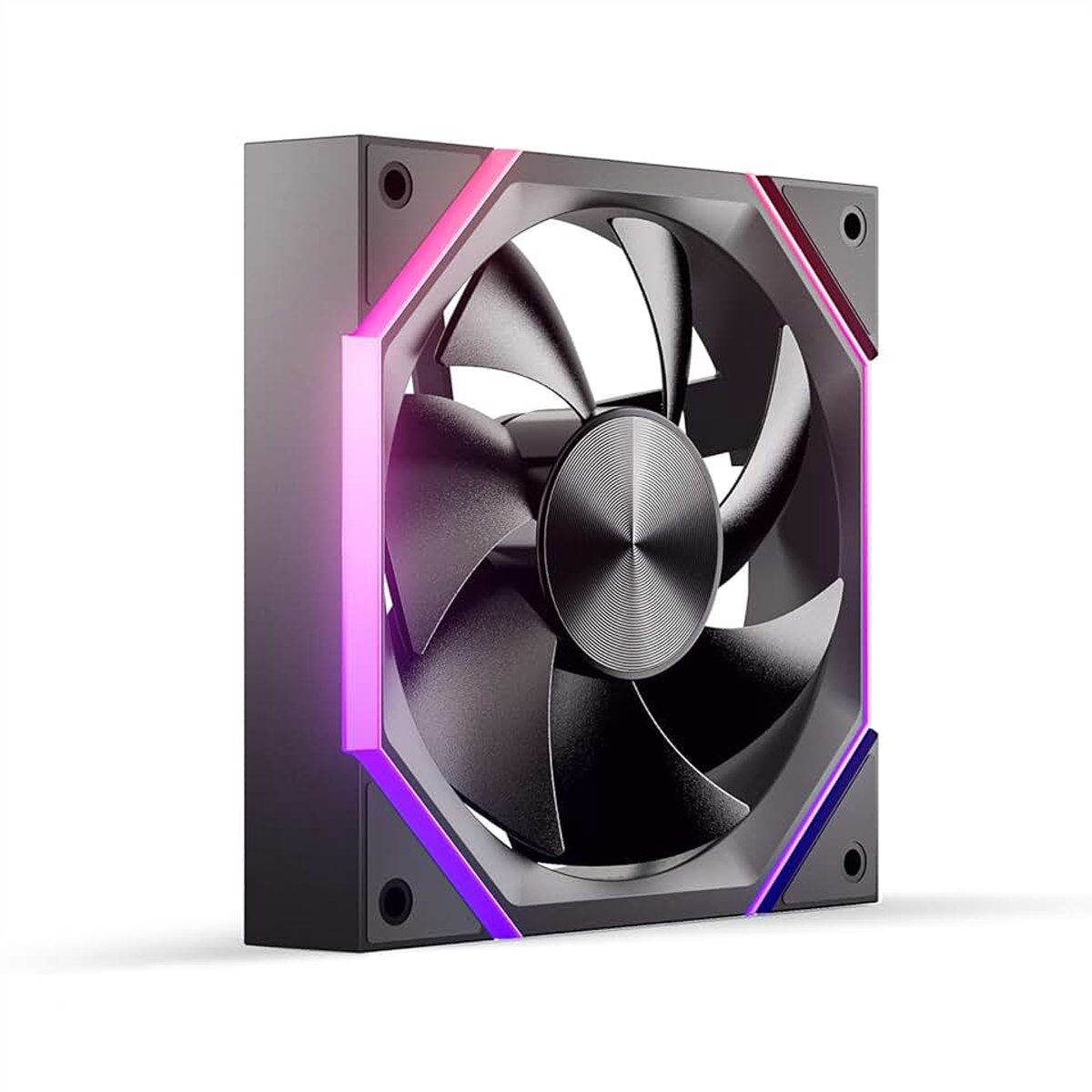 Nyota PC-ventilator 120 mm ARGB [1 stuks] [HDB] RGB-ventilator 2000 rpm/61,5 CFM/2,16 MMH2O 5 V 3 PIN ARGB en PWM-ventilator levensduur van 50.000 uur