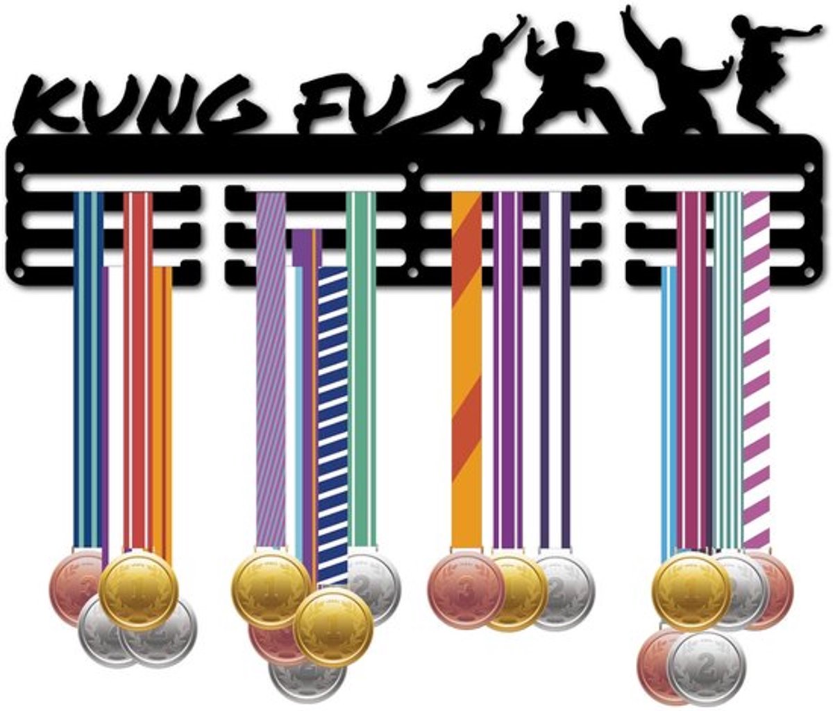 Onf3 - Kung fu medaillehouder - Medaillehanger display - Sterk