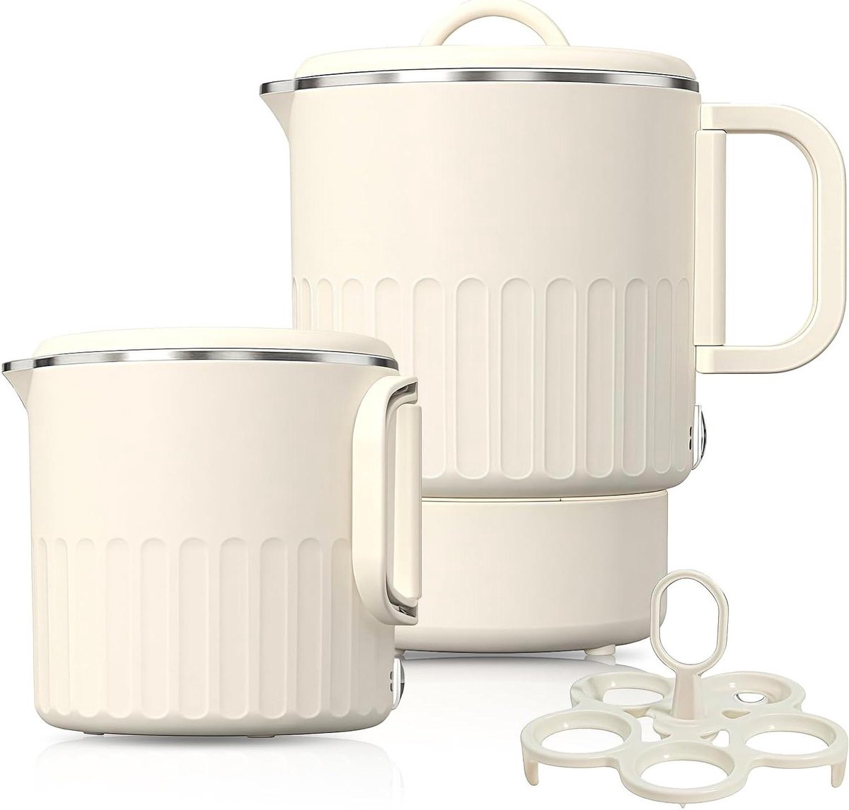 Opvouwbare Waterkoker - Reis Waterkoker - Koken Onderweg - Ruimtebesparend Ontwerp - 1 Liter - Zwart