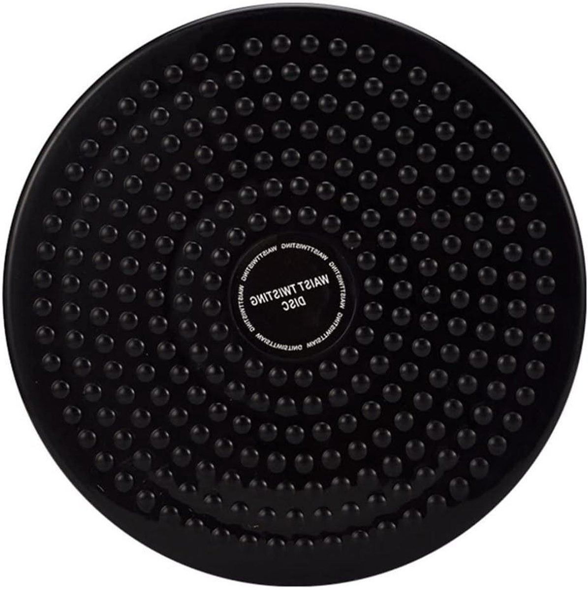 Twist Board - Wobble Board Taille - Taille Trainen - Grote Antislip Schijf - 24.5 cm - Zwart