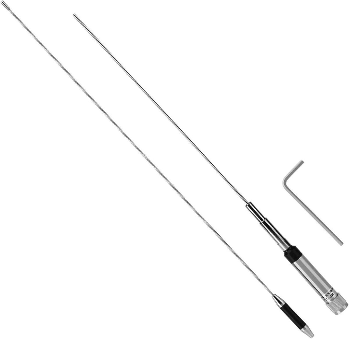 Mobiele Antenne - Autoantenne Dual Band - Radio Ontvangst - Hoge Winst - 98 cm - Zwart