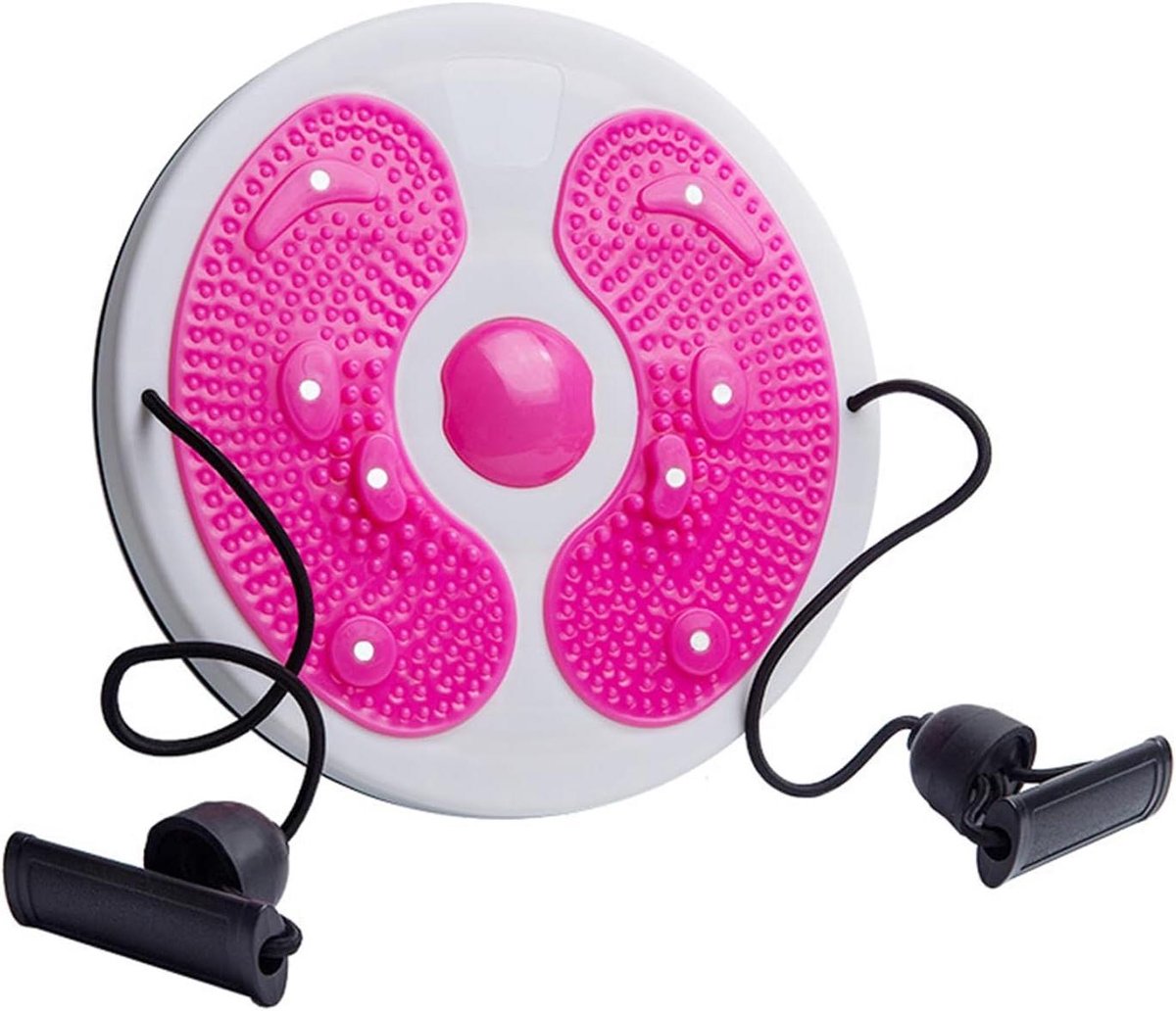 Taille Draai Schijf - Twistboard Balansbord - Lichaam Vormgeven - Met Massage Acupressuur - 27.5 cm - Roze