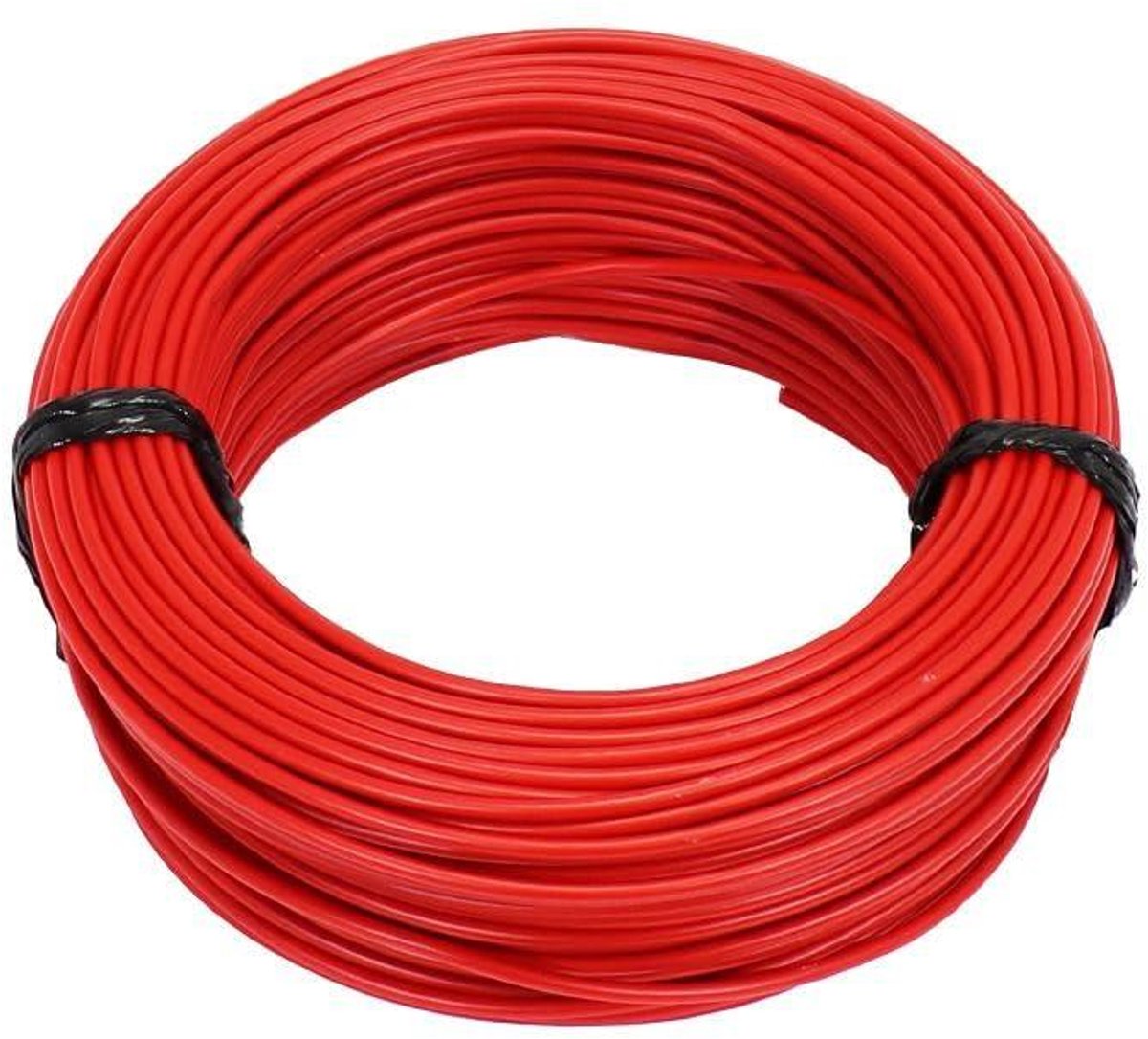 Elektrische kabel koperdraad - Koperdraad flexibel - Doe-het-zelf projecten - Koperen kern - 5 meter - Rood