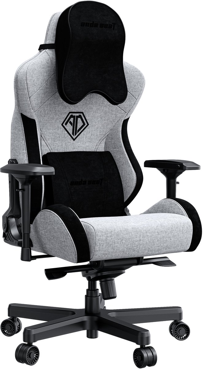Andaseat Kaiser 2 Pro Gaming Chair Extra Groot Grijs - afbeelding 3