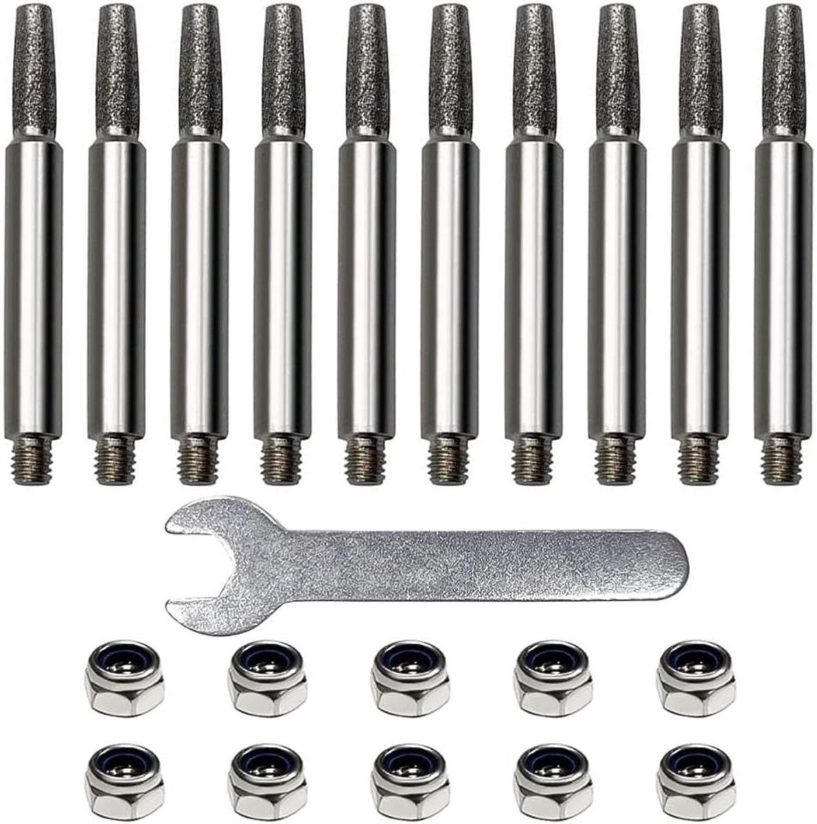 Kettingzaag Slijpapparaat - Zaag slijper - Kettingen Scherp Maken - Hoge Hardheid - 55 mm - Zilver