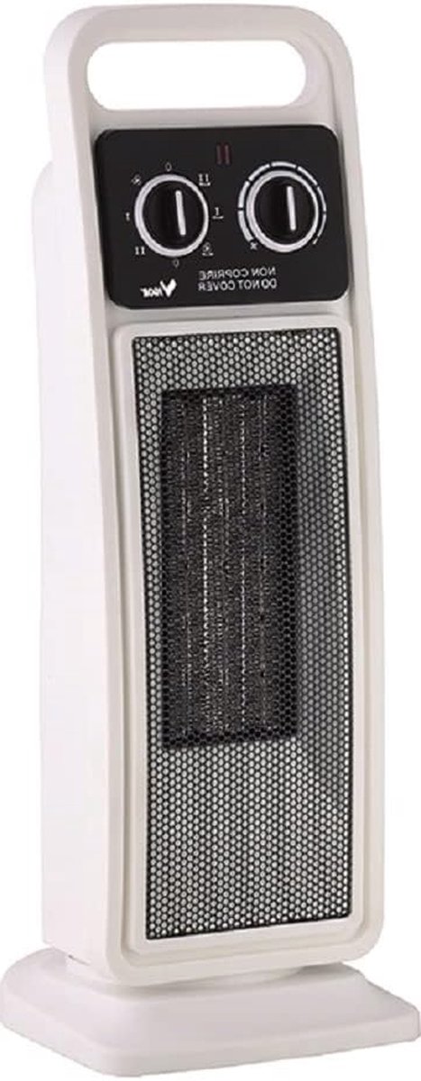 Ventilator Kachel - Elektrische Heater - Ruimte Verwarmen - Met Kamerthermostaat - 2000 Watt - Wit
