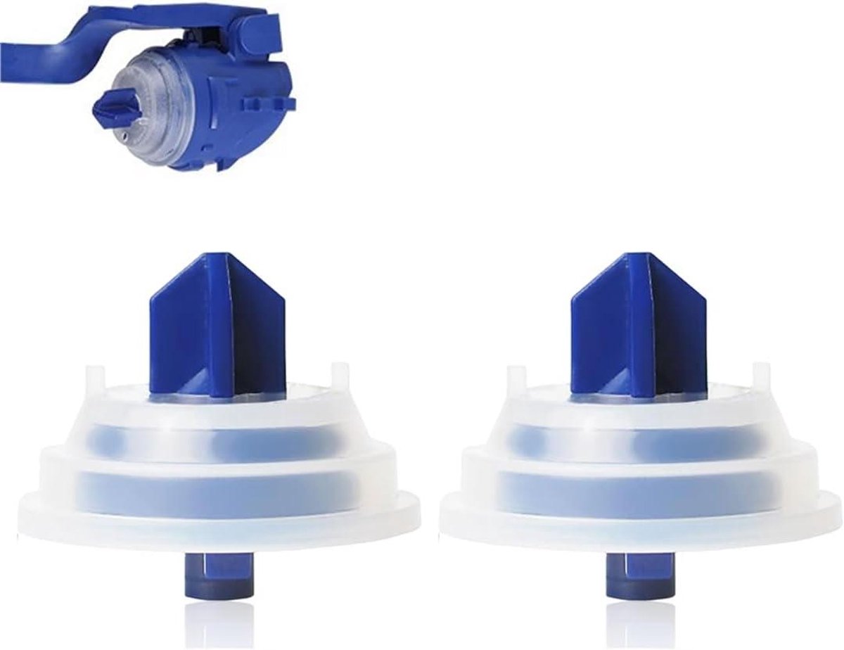 Toilet Vulklep - Afdichtingsmembranen - Water Besparen - Lekken Voorkomen - 2 Stuks - Zwart