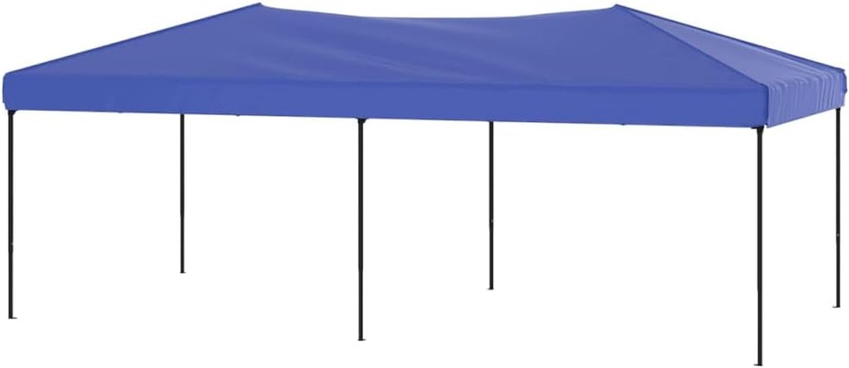 Feesttent 3x6m - Partytent Gazebo - Buitenfeesten Organiseren - UV- en Waterafstotend - 300 x 600 cm - Blauw
