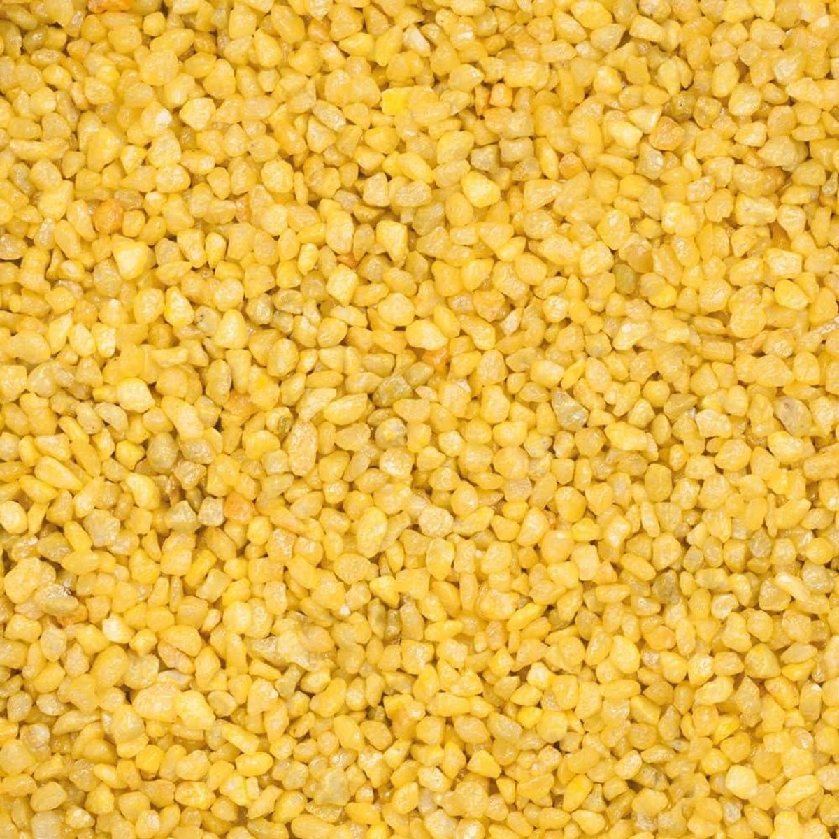 Decoratief Granulaat - Kleurzand Strooidecoratie - Vazen Decoreren - Grof Zand - 10 kg - Geel