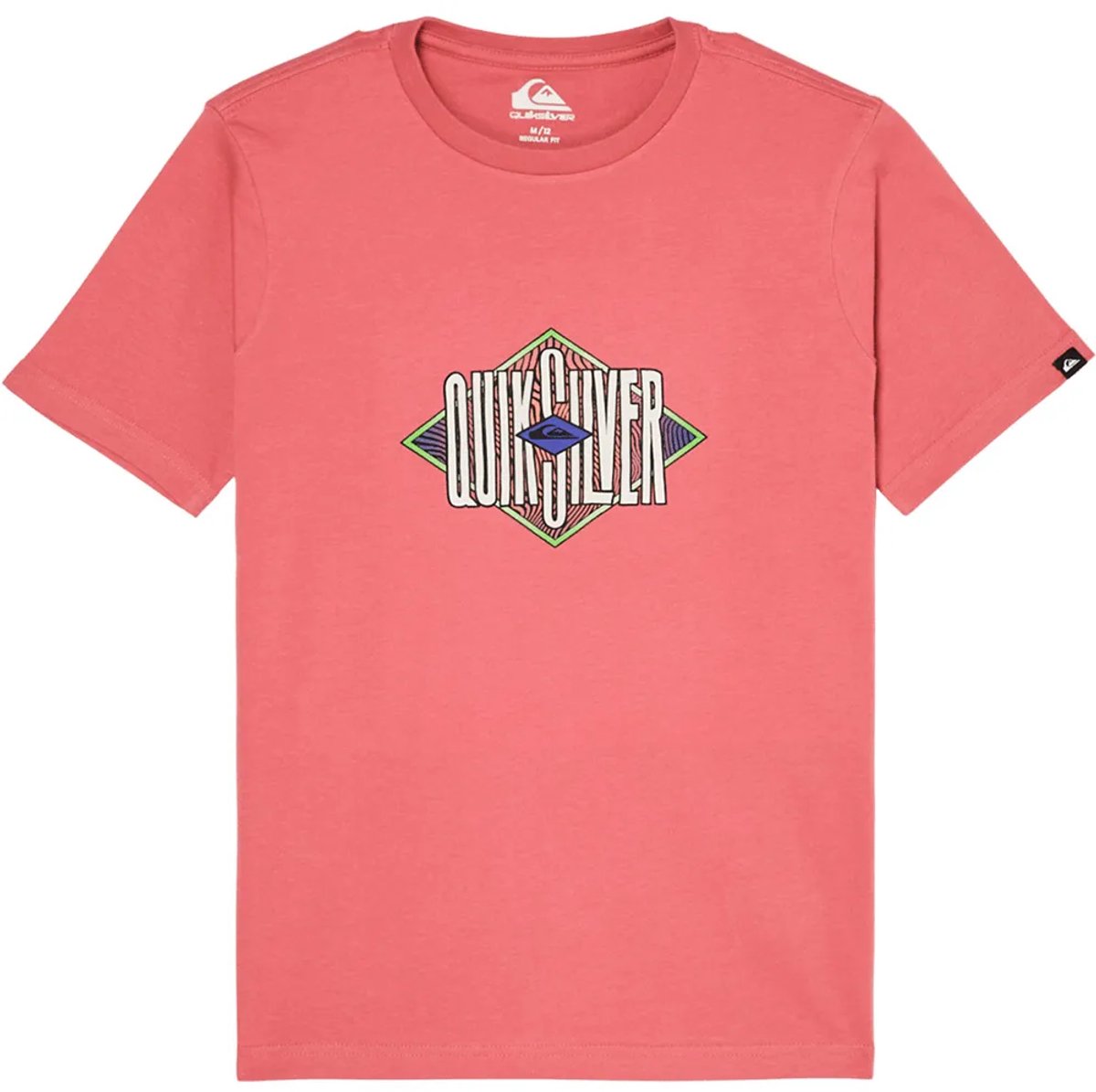 Quiksilver Losange T-shirt Met Korte Mouwen 14 Years Jongen Slate Rose