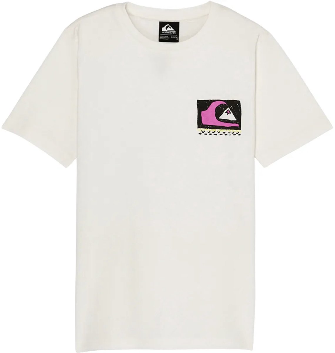 Quiksilver Kingpin T-shirt Met Korte Mouwen 14 Years Jongen Wit