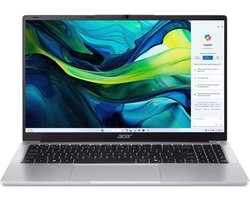 Aspire AL15-32P-C4PJ - Laptop - 15 inch - N4500 - 8GB - 128GB SSD - Zilver - incl 1 jaar Microsoft Personal 365