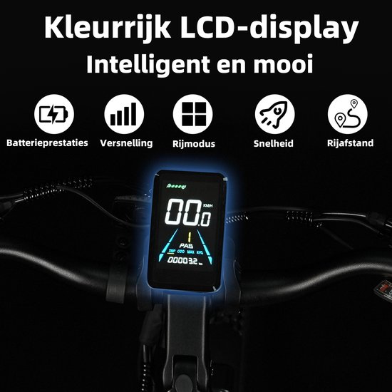 TTGO Z3 E-bike - 25 km/u - 27.5inch - 120km actieradius - 250W motor - 48V 15Ah accu - 70NM - grijs van TTGO — afbeelding 4