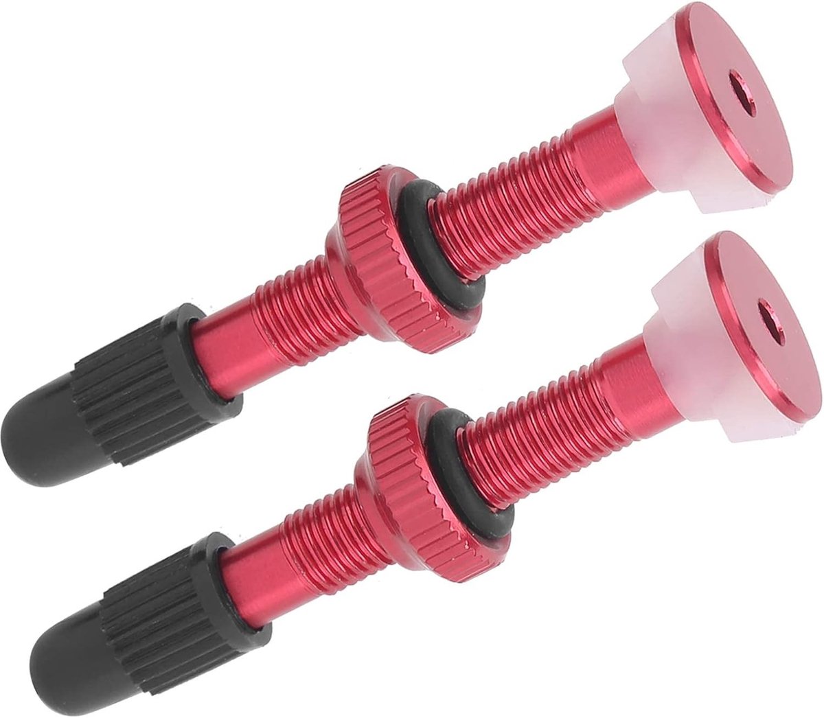 Tubeless Ventielen voor Mountainbikes - Set van 1 Paar, Aluminium Presta Ventiel Extender voor Verbeterde Luchtafdichting en Prestaties