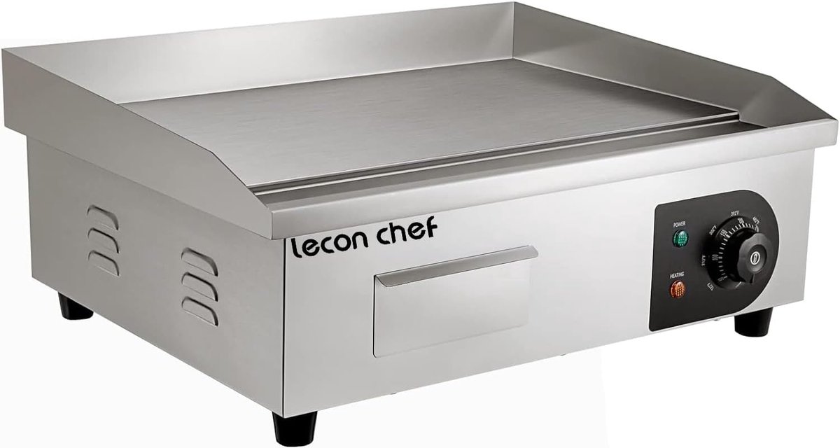 SnelShoppen - Elektrische Barbecue 3300W - Grote Grillplaat 540x300mm - Ideaal voor Feesten, Tuin, Camping en Gezellige Avonden - Uitstekende Warmteve