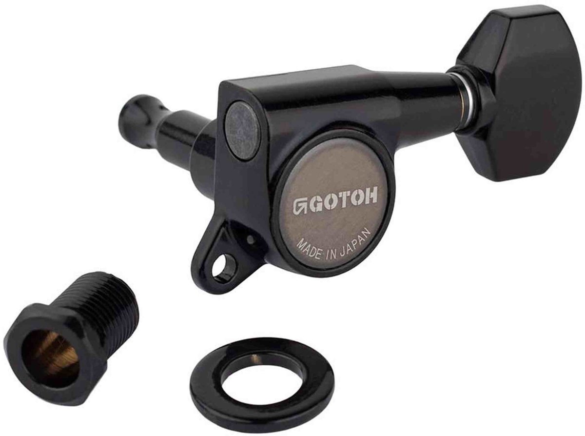 Gotoh GTH13836 SG381 stemmechanieken met 07 knoppen, 4L2R, zwart