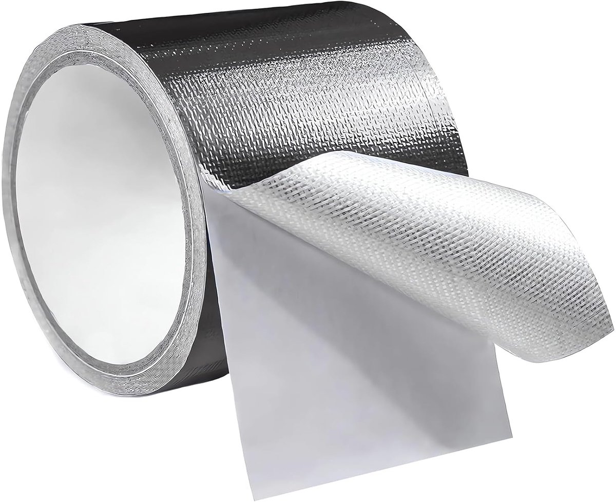 reparatietape voor dekzeil, zwaar belastbare reparatietape voor buiten, voor canvas, boothoezen, tent, zeiltape, scheurreparatiepatchset, waterdicht, uv-bestendig, ducttape 8 cm x 26,25 cm