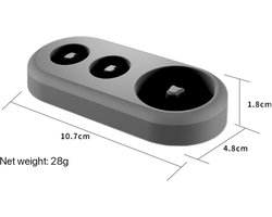 Ondersteuning voor elektrische tandenborstel met twee opzetstukkenhouders compatibel met de Braun Oral B Pro/DB/iO Serie iO3 iO4 iO5 iO6