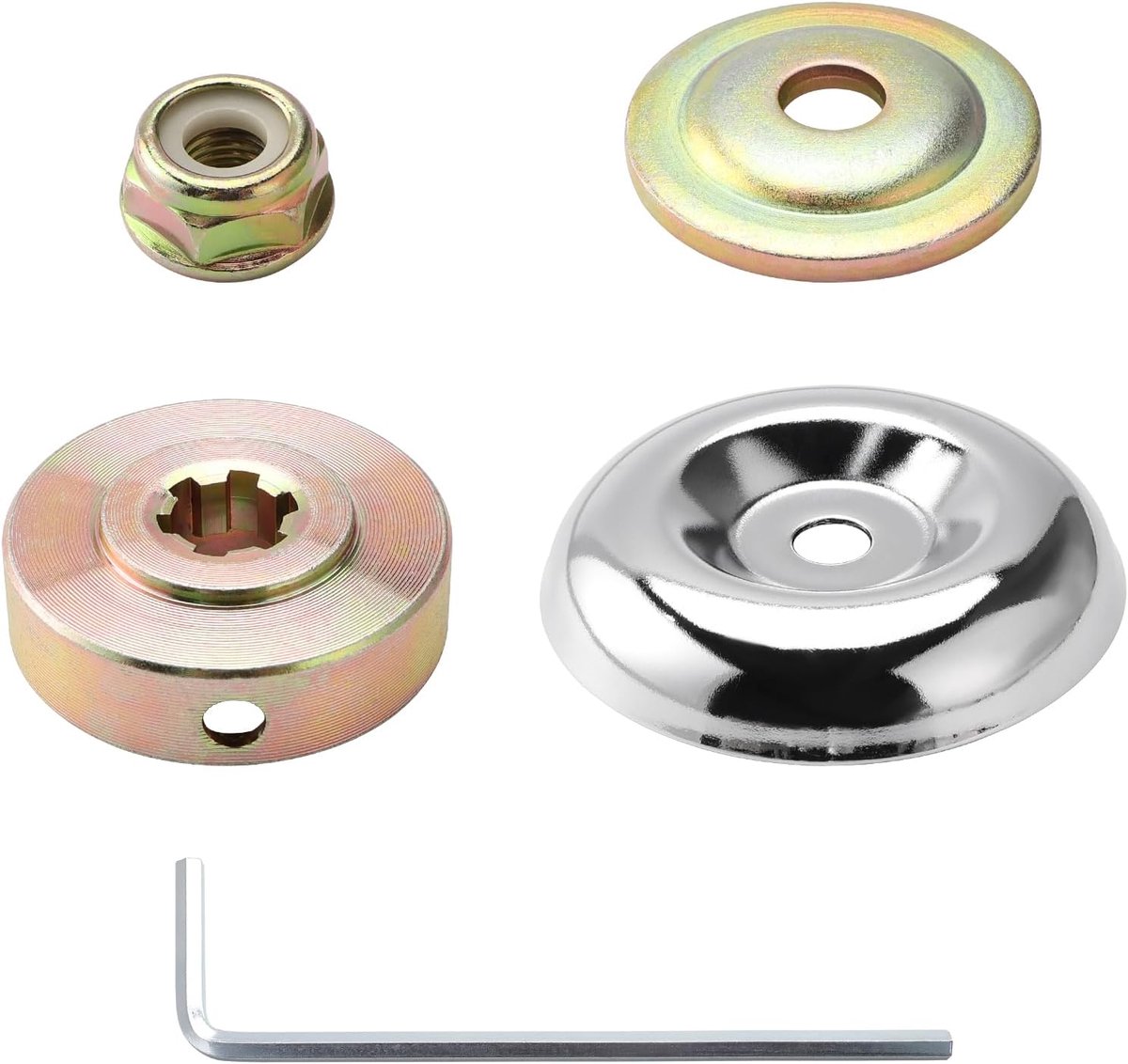 5 Stuks Bosmaaier-Trimmermesmoerset, Bevestigingsset voor Bosmaaier, voor Grasmaaier, Trimmer