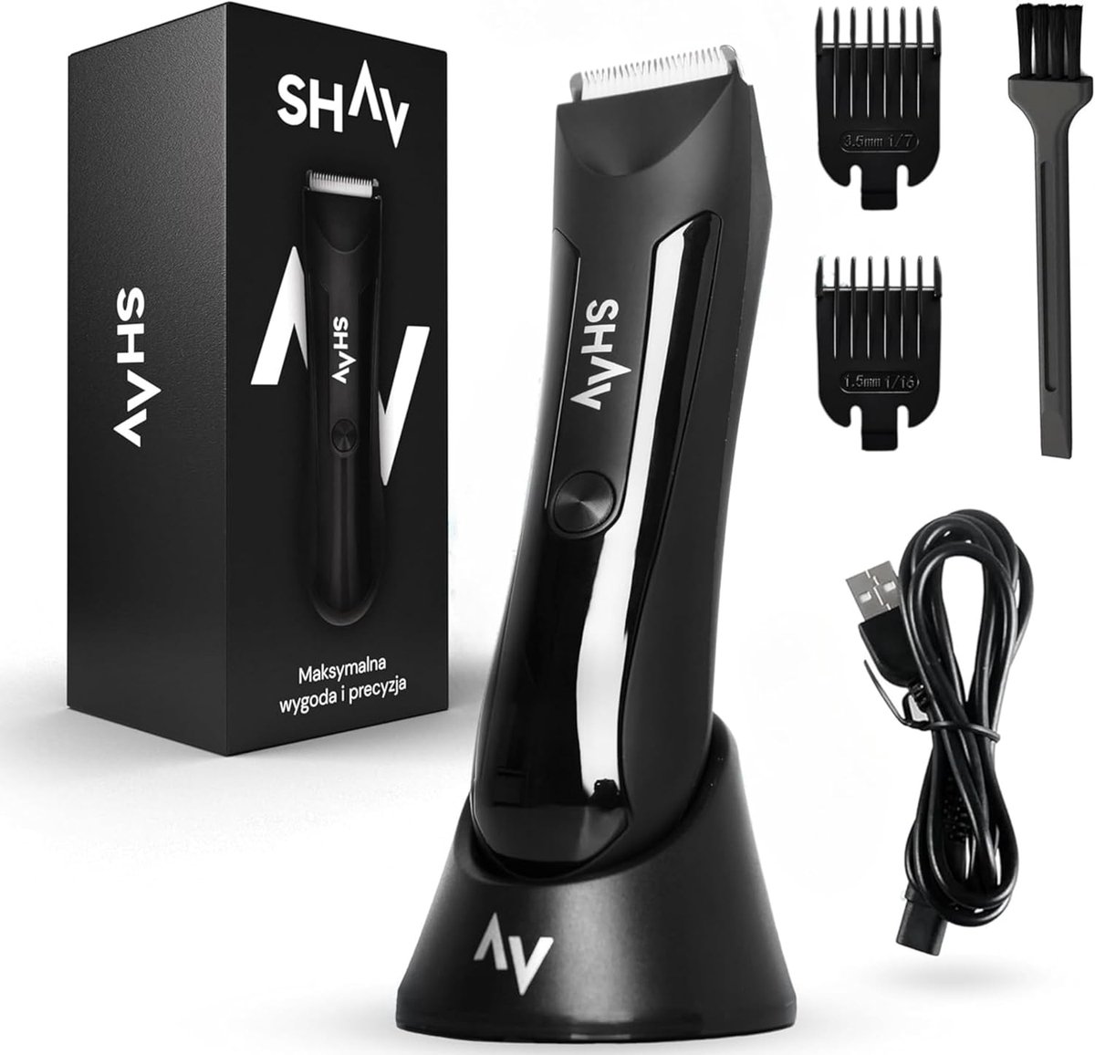 Intieme Trimmer Heren Waterdicht - Elektrisch Scheerapparaat met Verwisselbare Keramische Mesmodule - Bodygroomer voor Intiem en Lichaamshaar