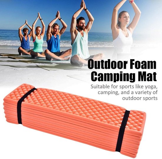 vouwmat, waterdichte schuimstof campingmat, vouwmat, strandtent, slaap, yoga pad, matras voor wandelen en kamperen — afbeelding 2