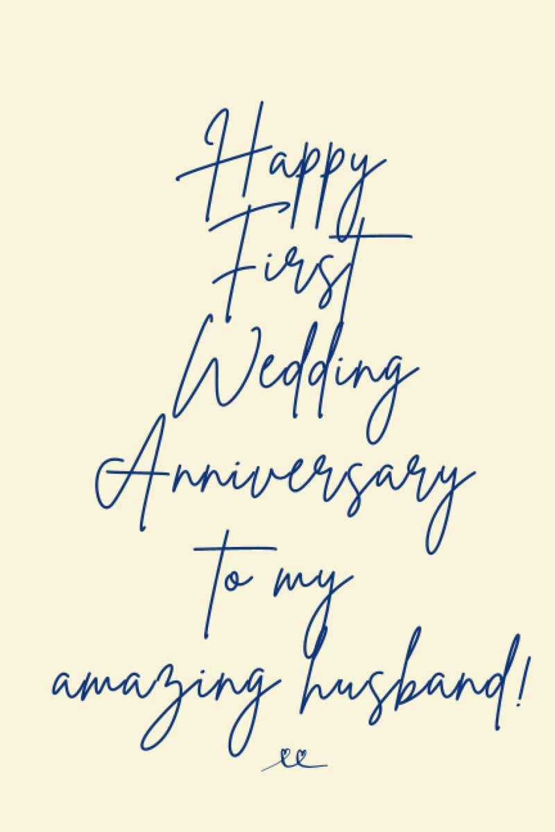 First Wedding Anniversary to My Amazing Husband Notebook - 120-page blank lined journal, 6x9", One Year Traditional Themed Gift – Paper: Perfect ... of marriage. Elegant, thoughtful, practical.