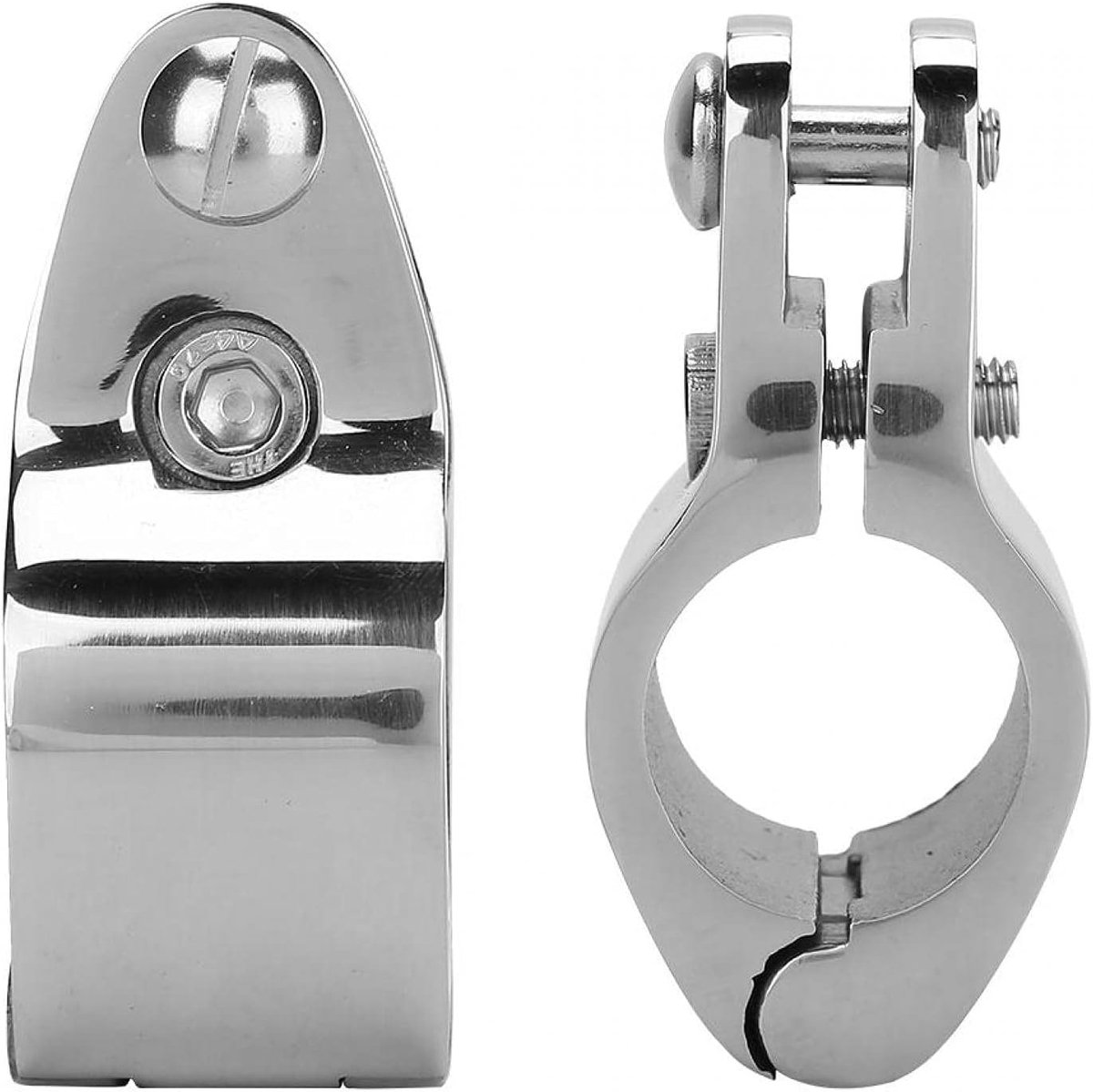 Bimini-bovenkant scharnierende kaak Schuif 2 stuks roestvrijstalen Bimini-top hardware-fittingen (20 mm / 0,79 inch, 22 mm / 0,87 inch, 25 mm / 0,98 inch, 30 mm / 1,18 inch, 32 mm / 1,26 inch) (25 mm)