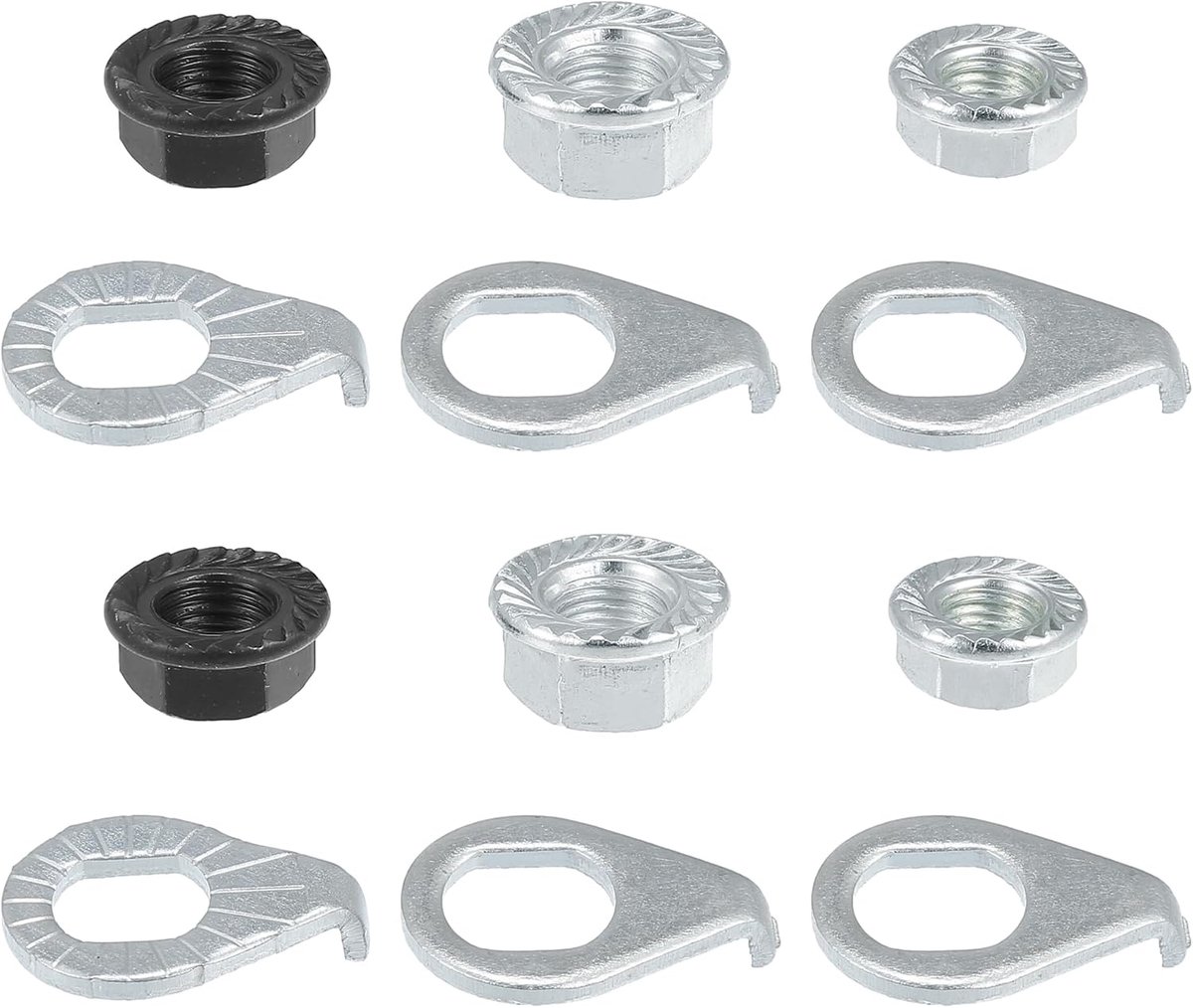 1 Set Fiets M8/M9.5/M10 Fiets Moer M8/M10 Fiets Veiligheid Wasmachine