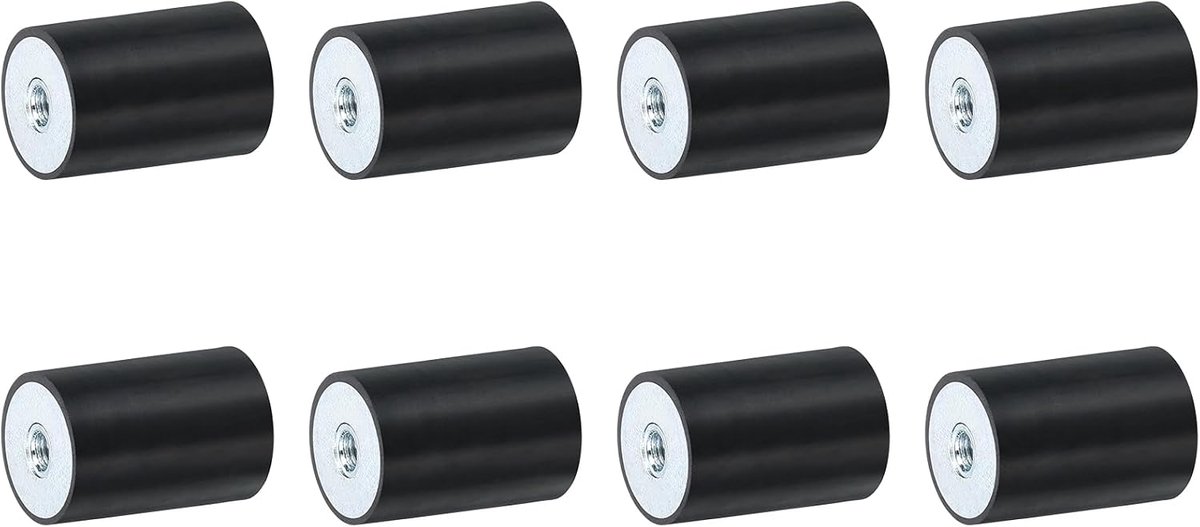 8 stuks 20 x 30 mm M5 schroefdraadbussen, trillingsisolatoren, vervangt antivibratiepads plat Silentblock basisblok