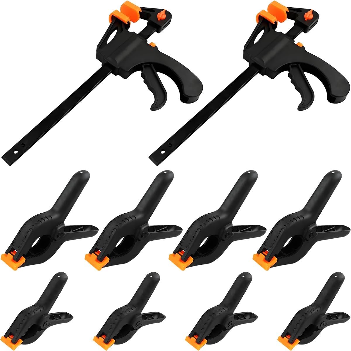 Veerklemmen, 3 inch fotografie, klemmen voor zware bodem, 5 cm, voor houtbewerking, snelsluitklemmen 4 inch